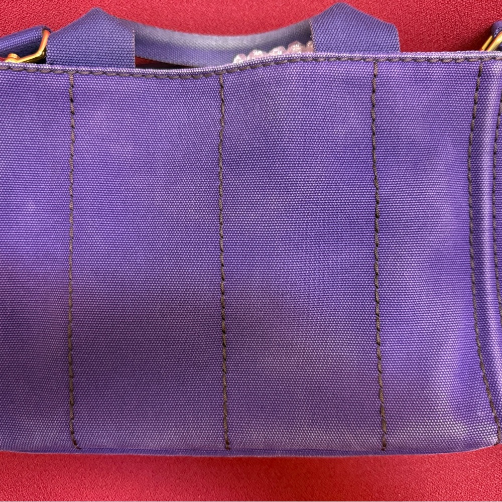 Prada Purple Canvas Tote Bag - Picture 14 of 14